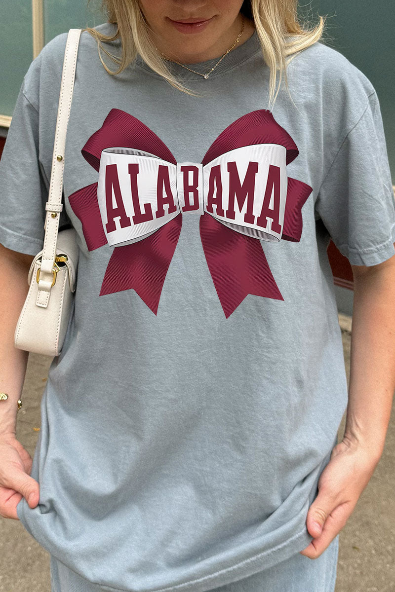 Alabama Girly Comfort Colors Adult Ring-Spun Cotton Tee