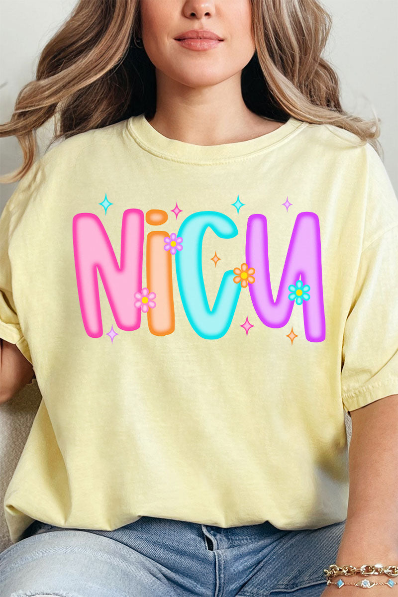 Neon Glow NICU Comfort Colors Adult Ring-Spun Cotton Tee