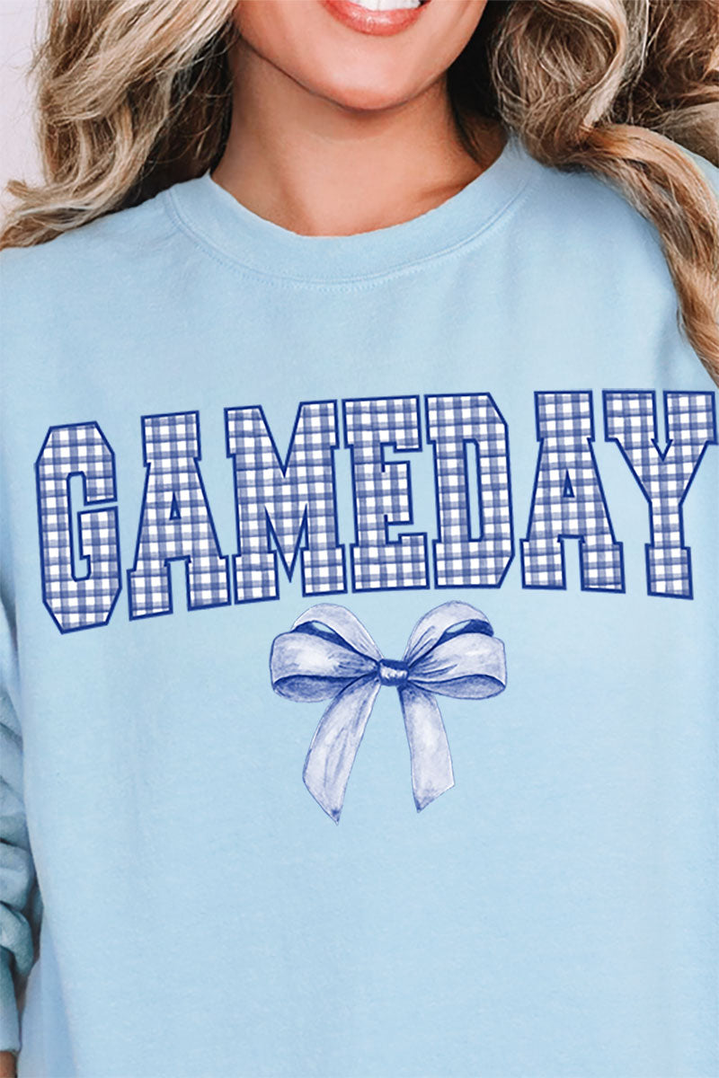 Blue Gingham Gameday Unisex NuBlend Crew Sweatshirt product image 2