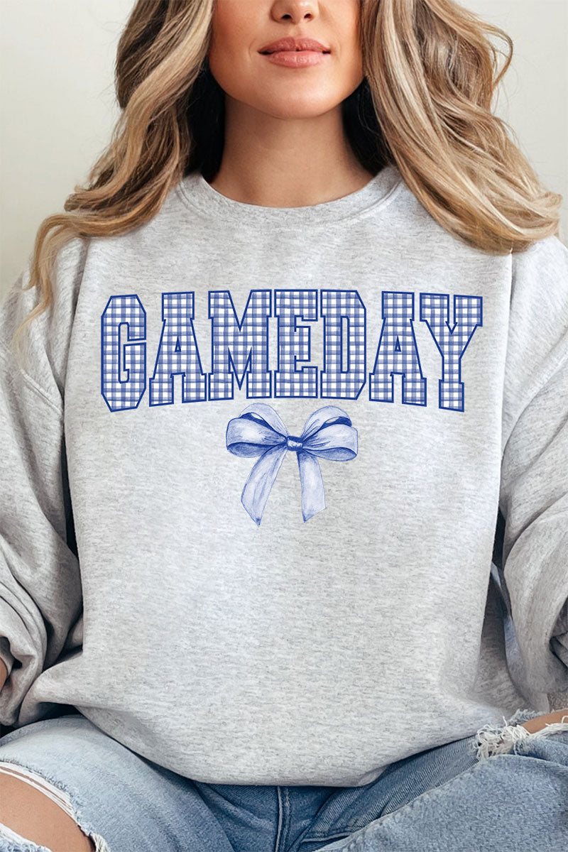 Blue Gingham Gameday Unisex NuBlend Crew Sweatshirt product image 9