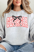 Coquette Varsity Georgia Unisex NuBlend Crew Sweatshirt product image 1