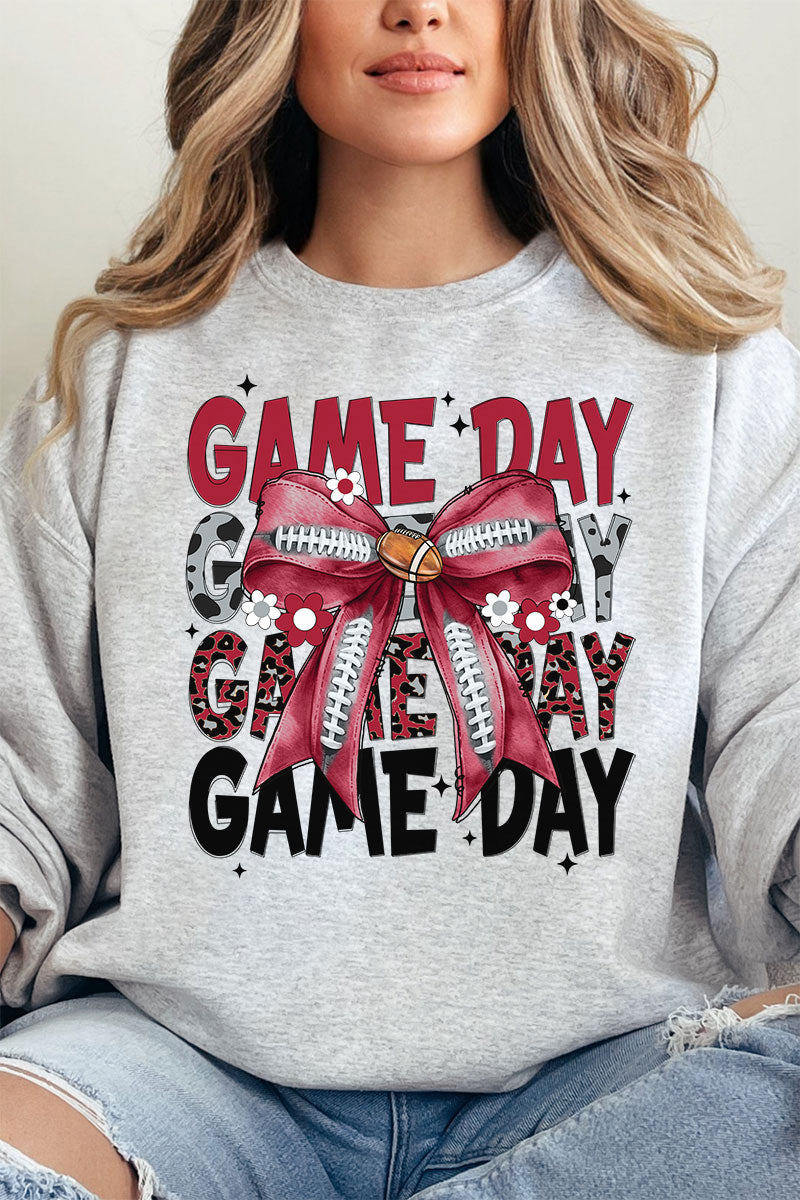 Crimson Stacked Gameday Unisex NuBlend Crew Sweatshirt product image 3