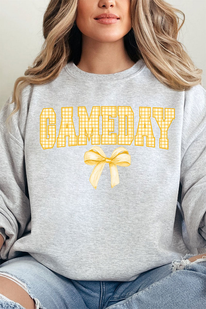 Gold Gingham Gameday Unisex NuBlend Crew Sweatshirt product image 11