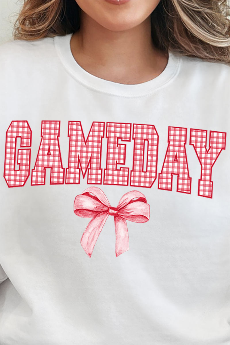 Red Gingham Gameday Unisex NuBlend Crew Sweatshirt product image 2