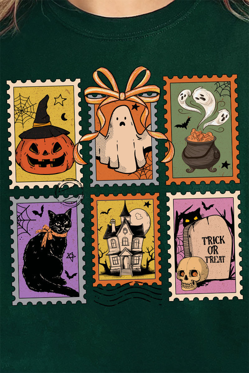 Vintage Halloween Stamps Unisex NuBlend Crew Sweatshirt product image 2