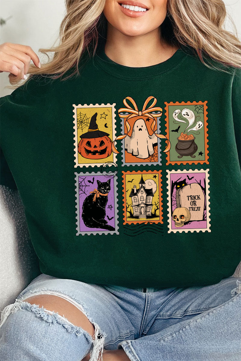Vintage Halloween Stamps Unisex NuBlend Crew Sweatshirt product image 1
