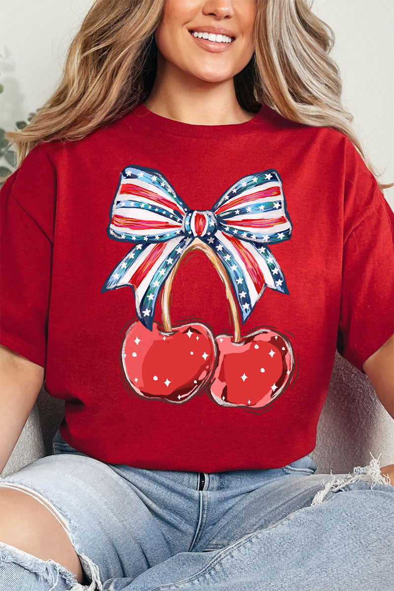 America Cherries Softstyle Adult T-Shirt product image 1