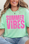 Distressed Summer Vibes Softstyle Adult T-Shirt product image 1