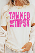 Distressed Tanned And Tipsy Softstyle Adult T-Shirt product image 1