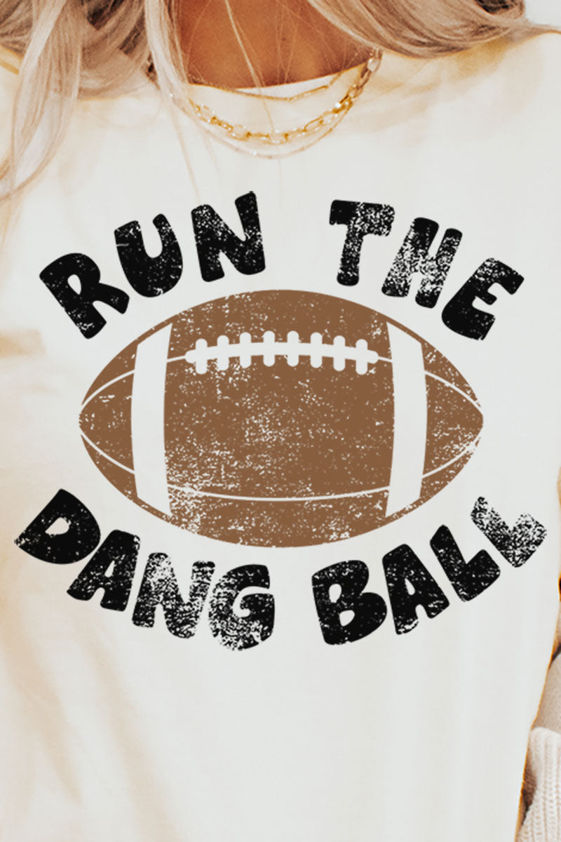 Run The Dang Ball Softstyle Adult T-Shirt product image 2