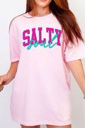 Salty Soul Color Block Softstyle Adult T-Shirt product image 1