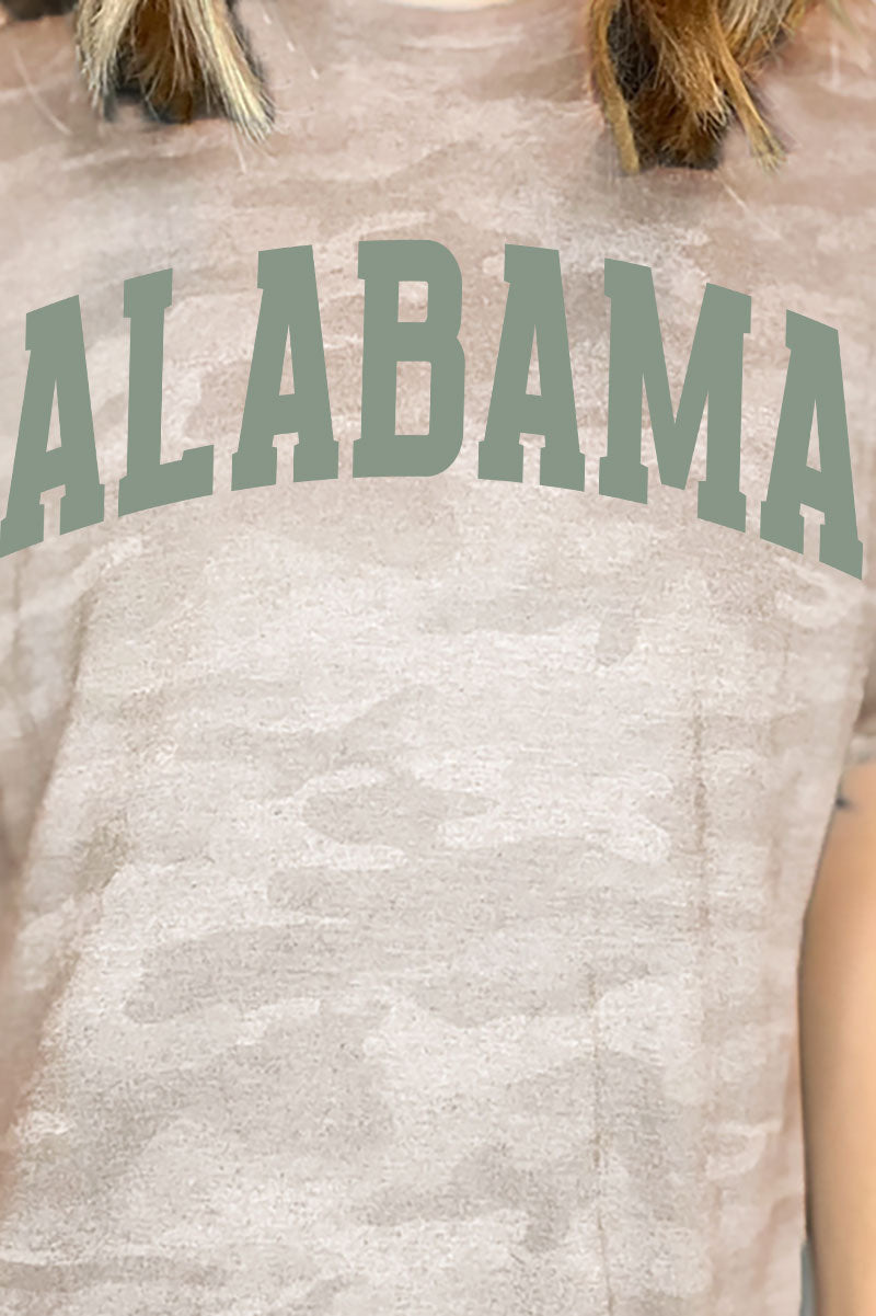 Green Arched Alabama Fine Jersey Tee product image 2