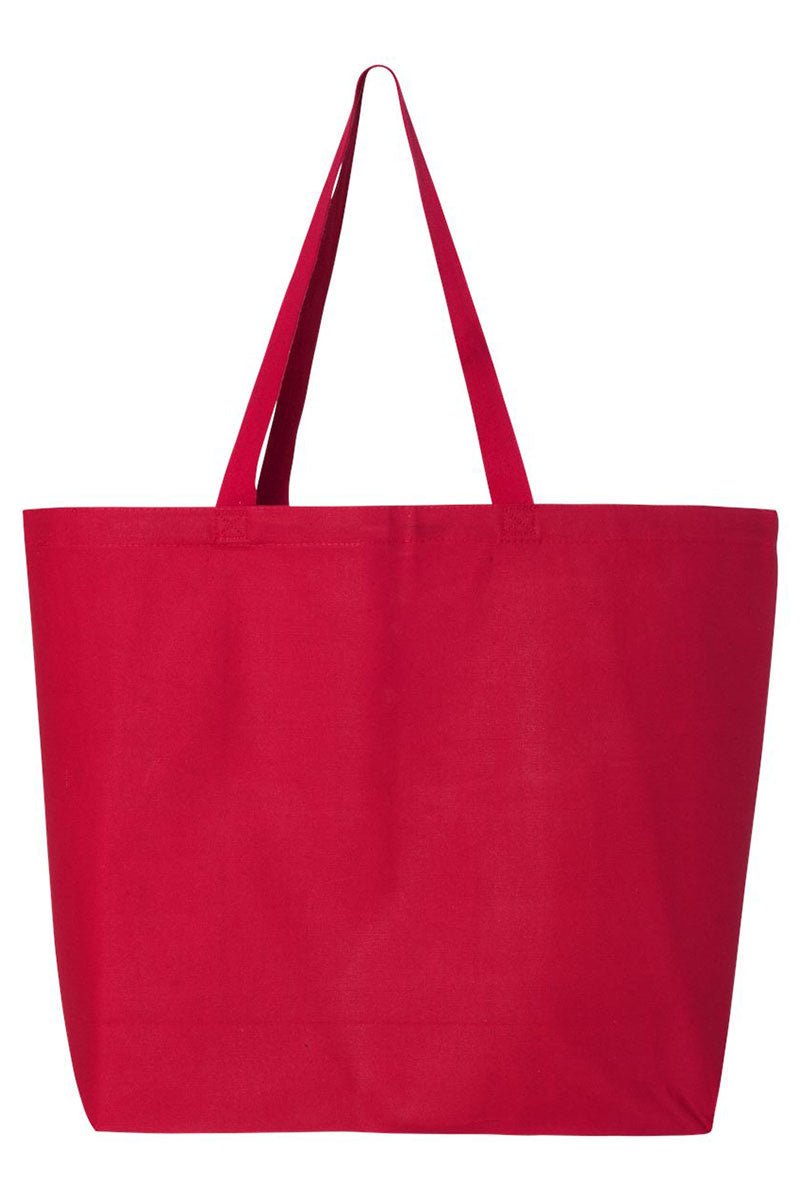 Football Cherries Canvas Jumbo Tote